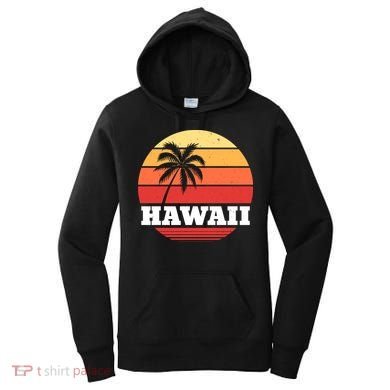Hawaii Retro Sun Women's Hoodie