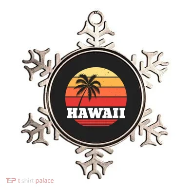 Hawaii Retro Sun Ornament