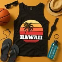 Hawaii Retro Sun Tank Top thumb 4