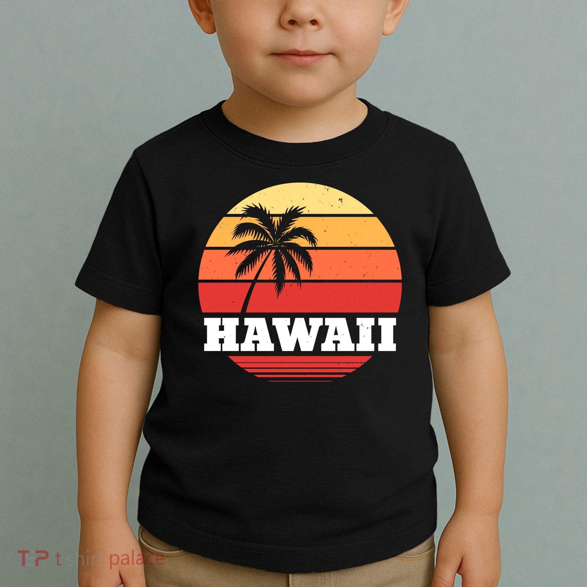Hawaii Retro Sun Toddler T-Shirt