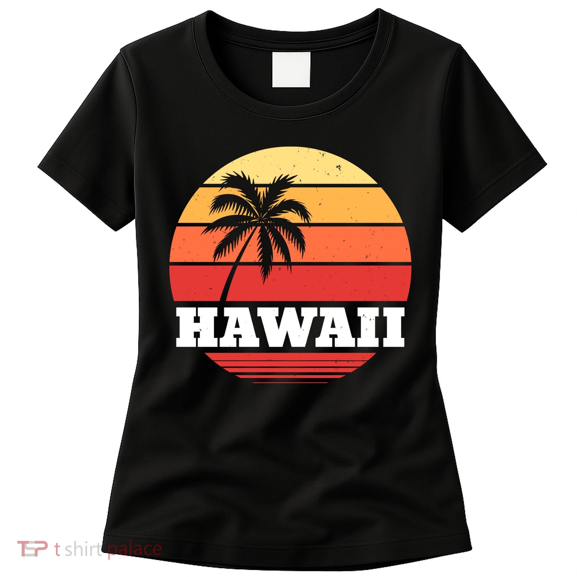 Hawaii Retro Sun Women's T-Shirt
