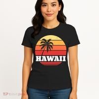Hawaii Retro Sun Women's T-Shirt thumb 4