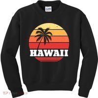 Hawaii Retro Sun Kids Sweatshirt thumb 0