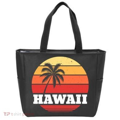 Hawaii Retro Sun Tote Bag