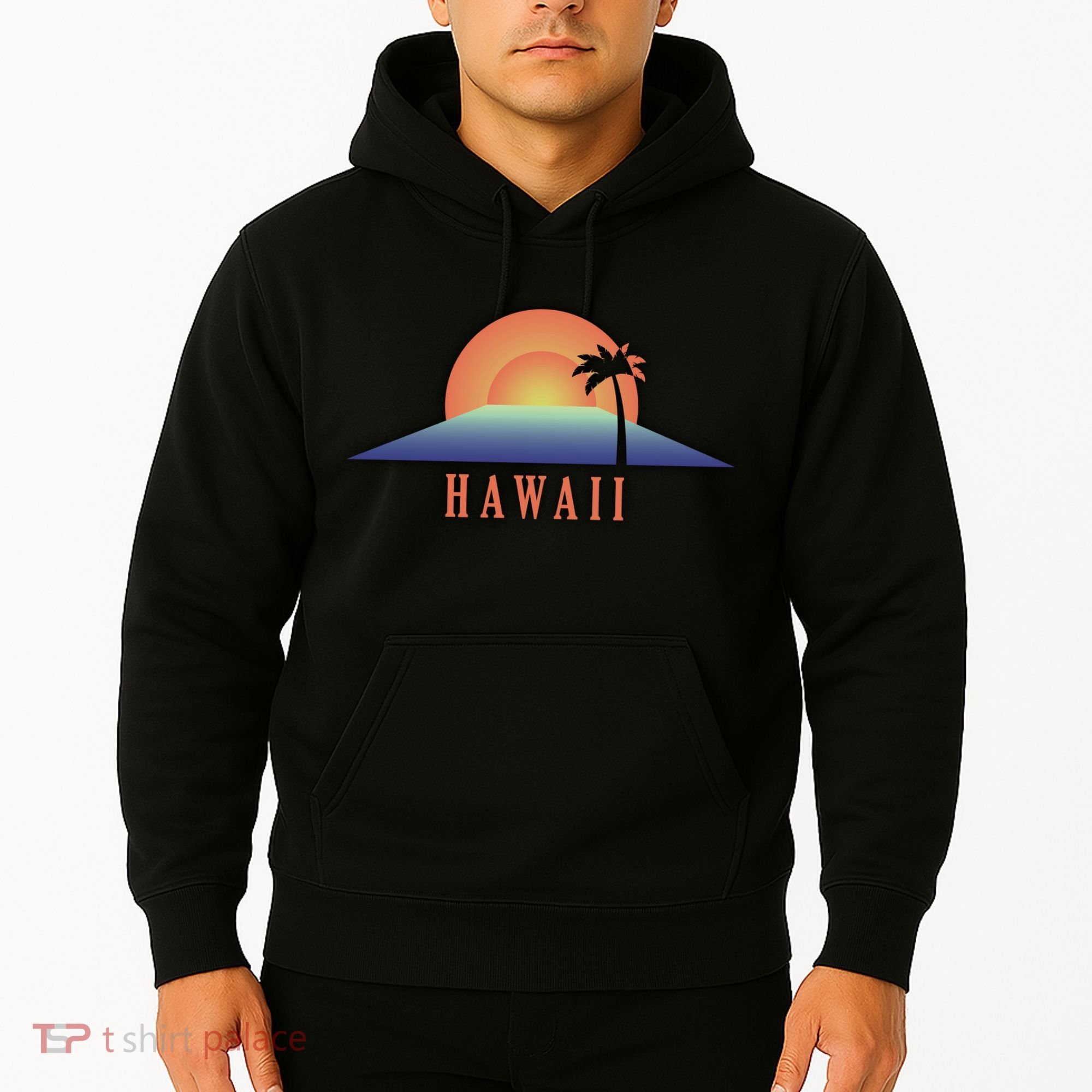 Hawaii Sunrise Logo Hoodie