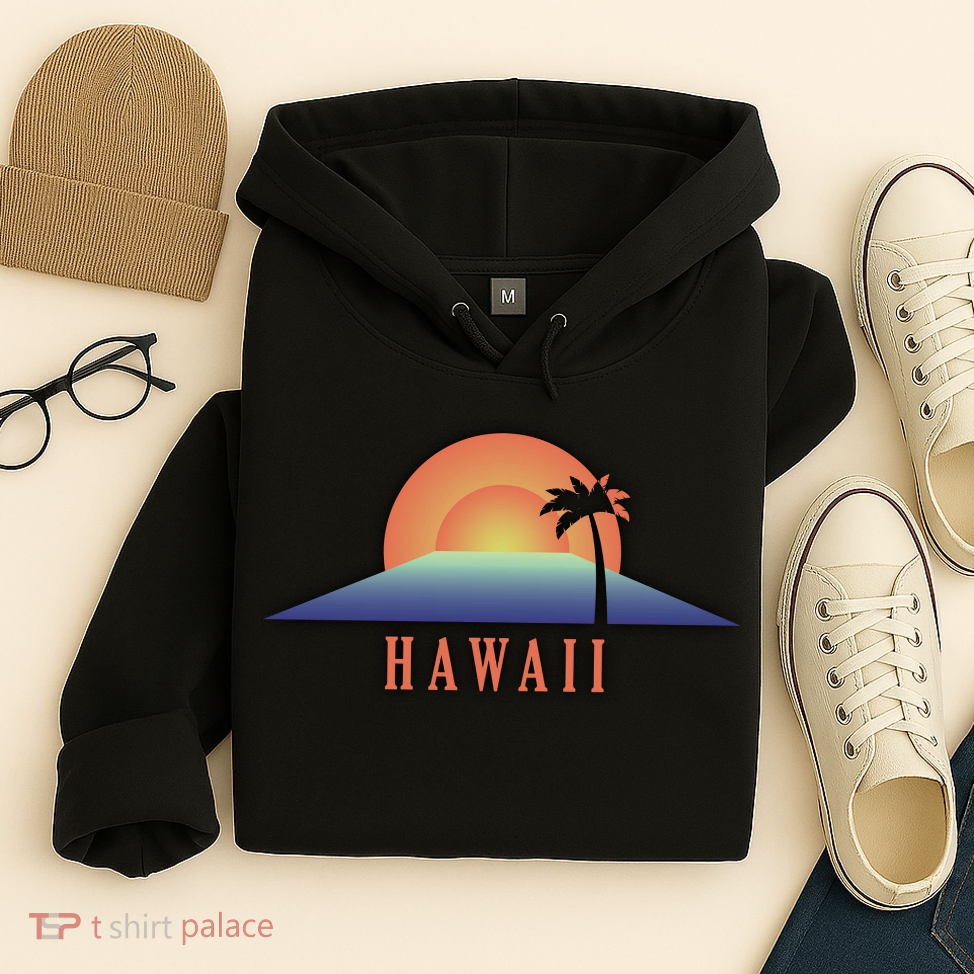 Hawaii Sunrise Logo Hoodie