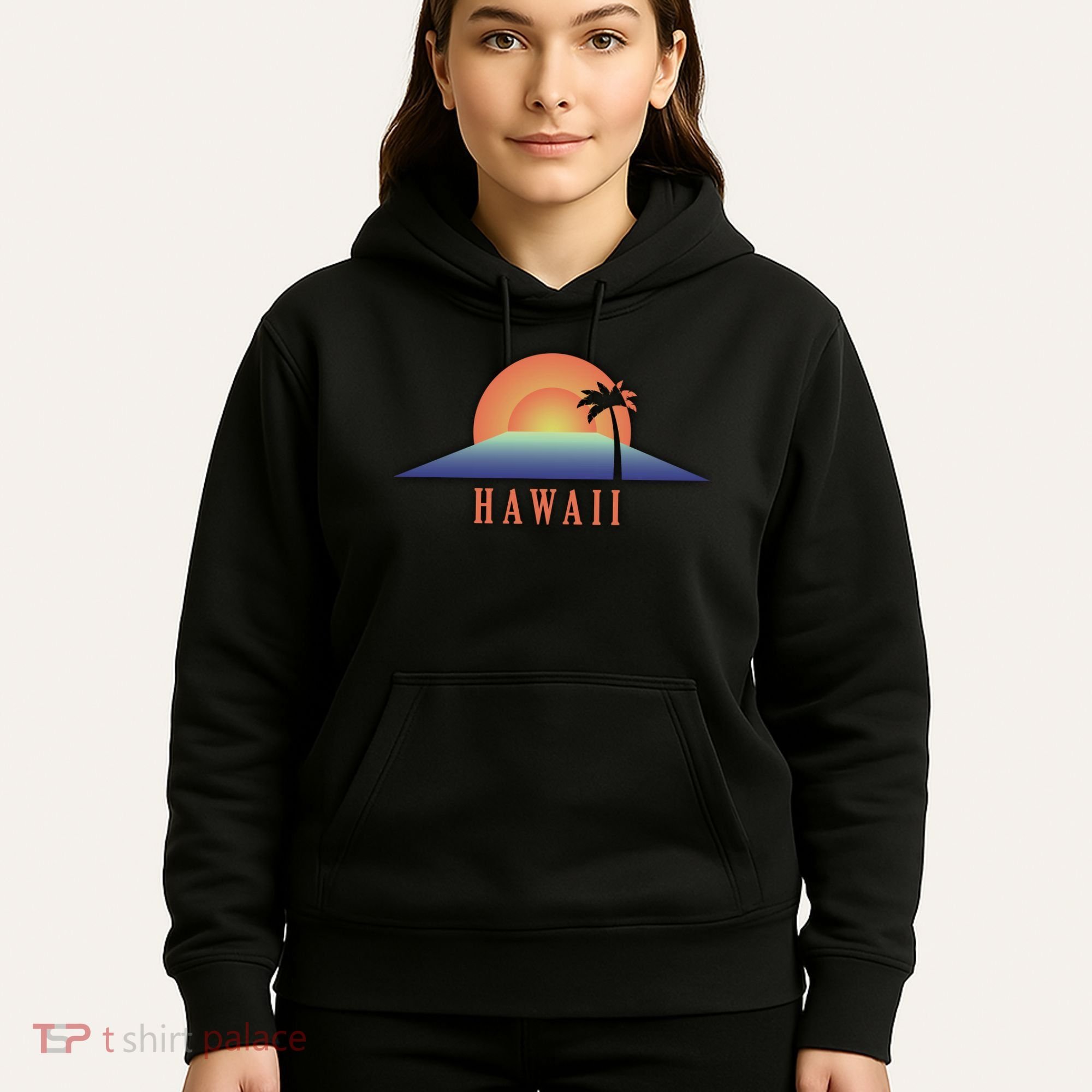 Hawaii Sunrise Logo Hoodie