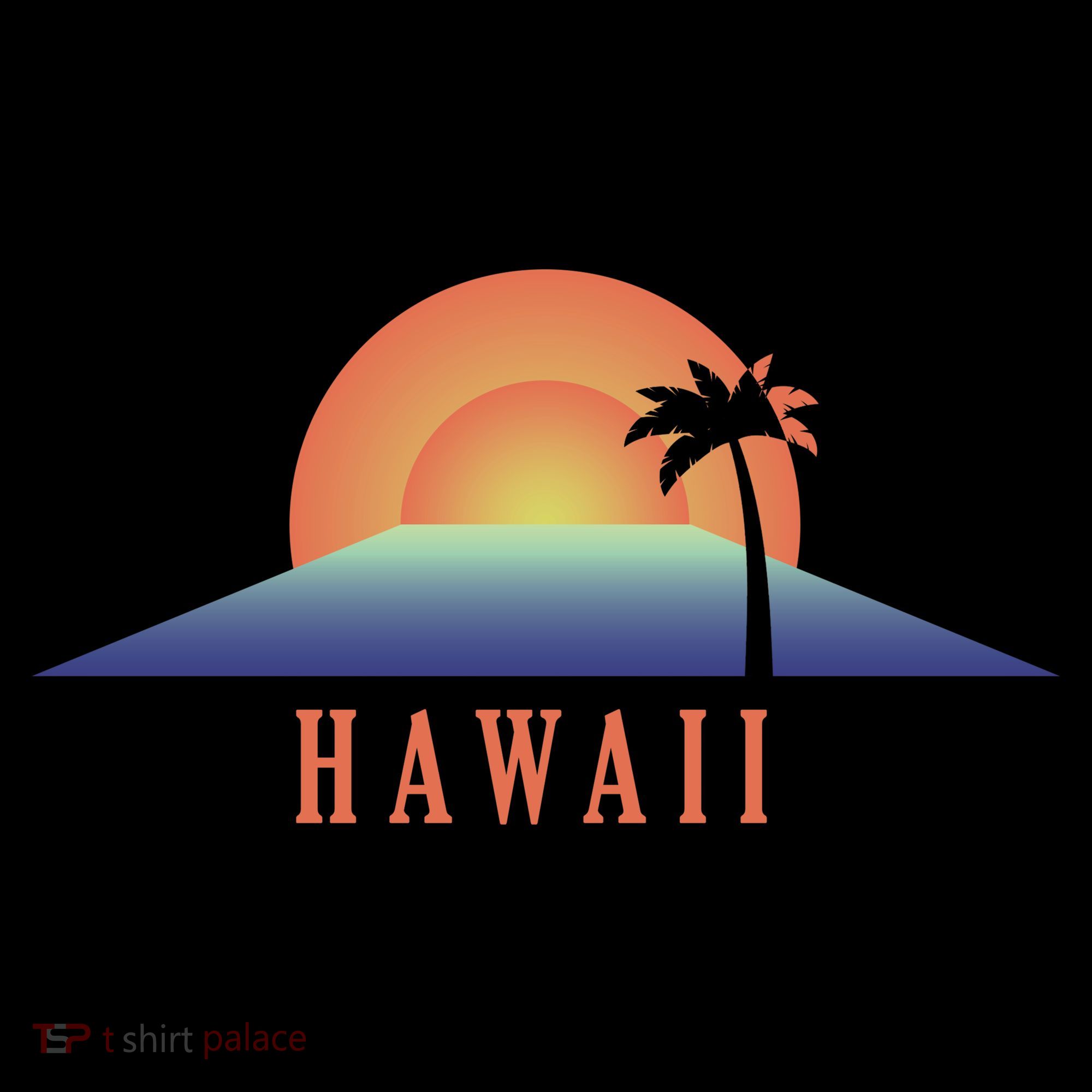 Hawaii Sunrise Logo Hoodie