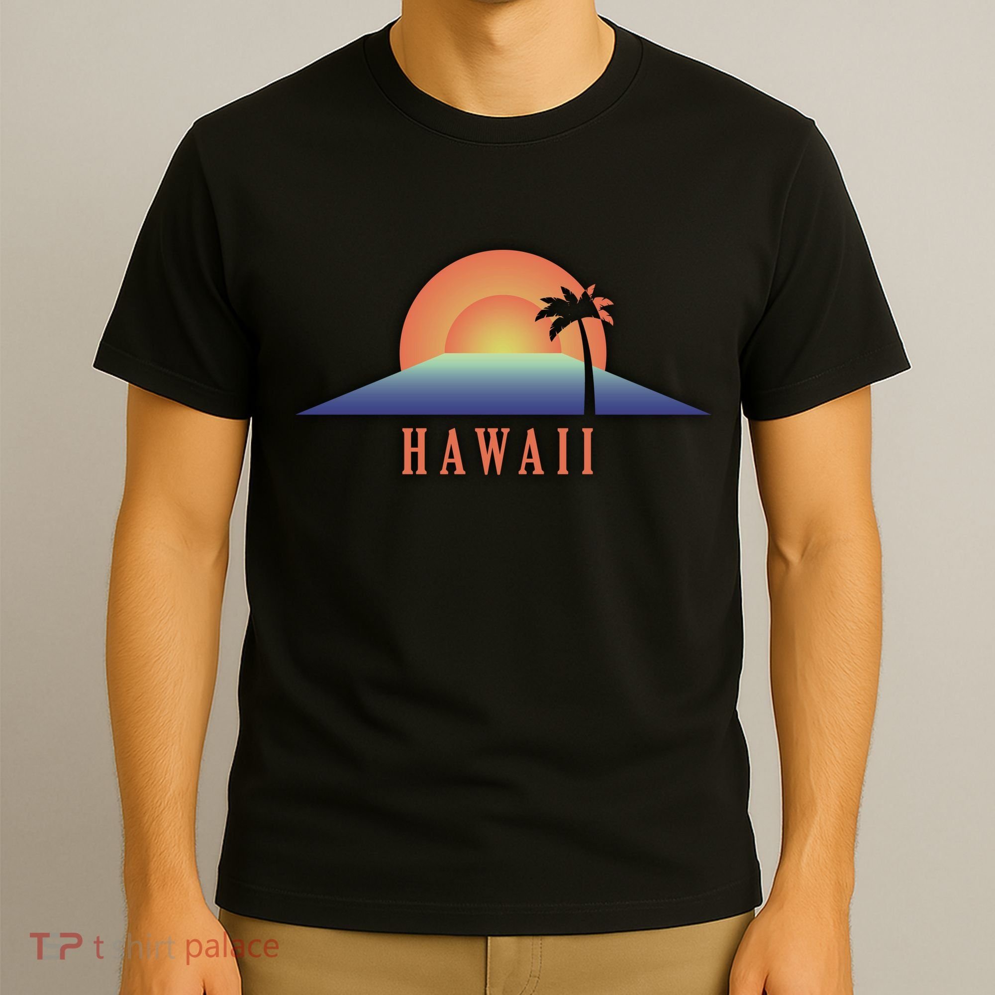 Hawaii Sunrise Logo T-Shirt