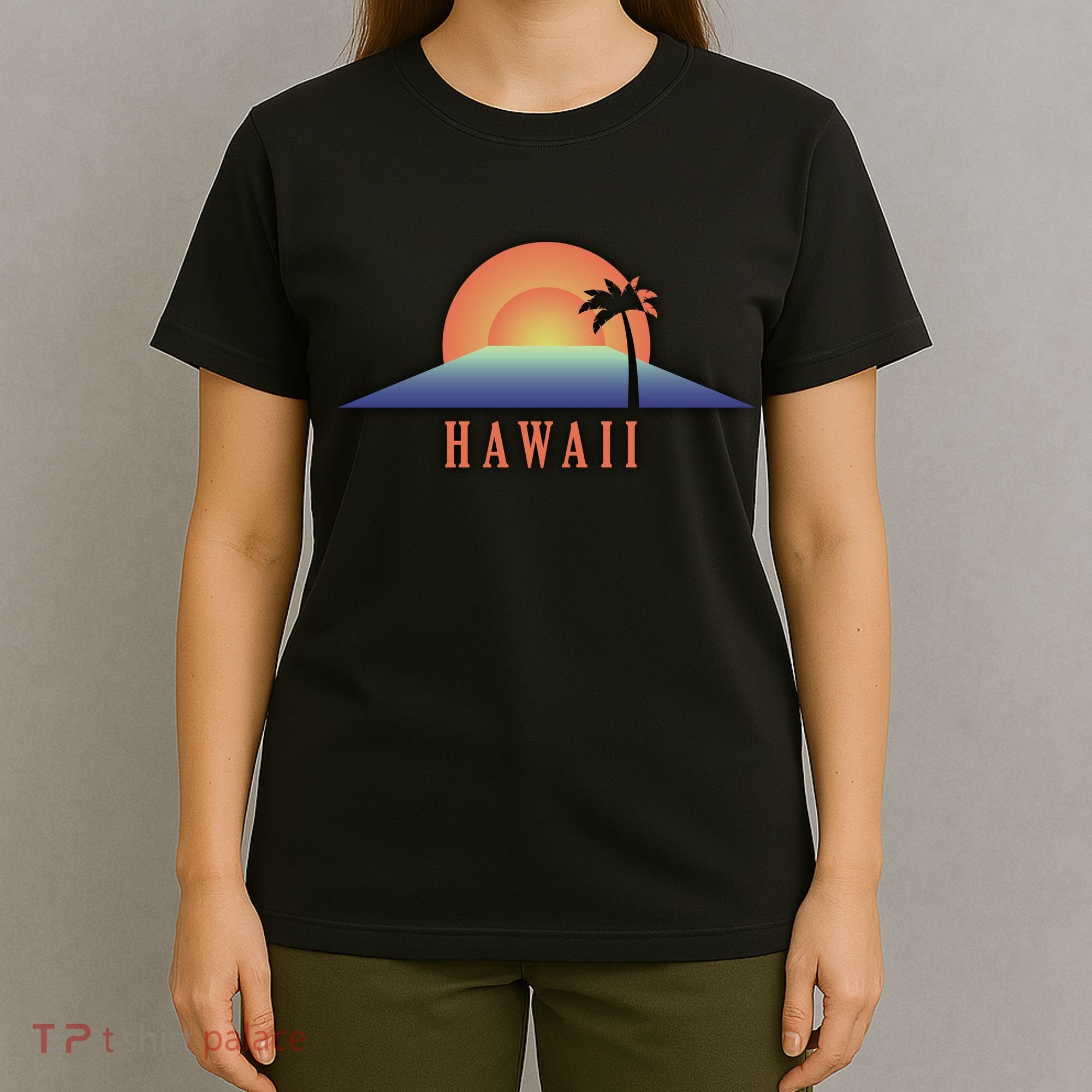Hawaii Sunrise Logo T-Shirt