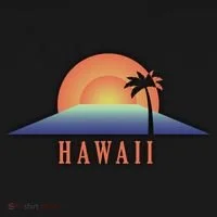 Hawaii Sunrise Logo Kids Hoodie thumb 5
