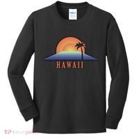Hawaii Sunrise Logo Kids Long Sleeve Shirt thumb 0