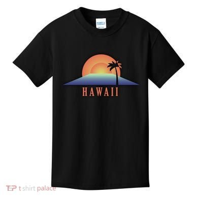 Hawaii Sunrise Logo Kids T-Shirt