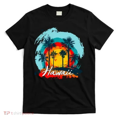 Hawaii Tropical Sunset T-Shirt