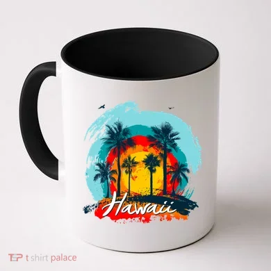 Hawaii Tropical Sunset Coffee Mug