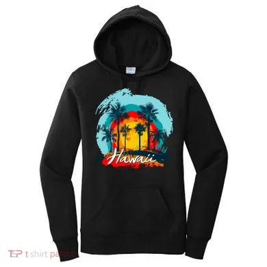 Hawaii Tropical Sunset Women's Hoodie