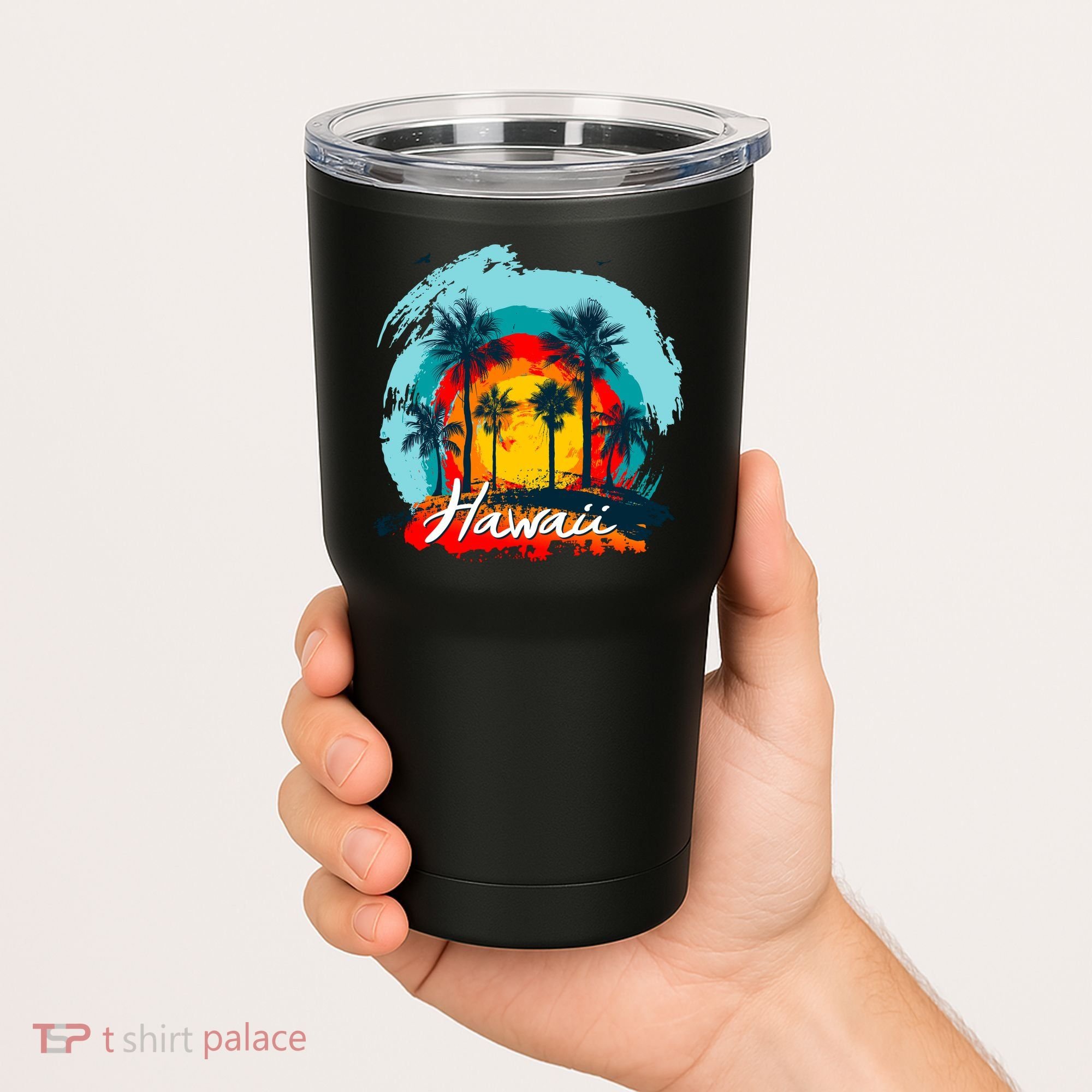 Hawaii Tropical Sunset Tumbler