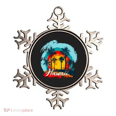 Hawaii Tropical Sunset Ornament