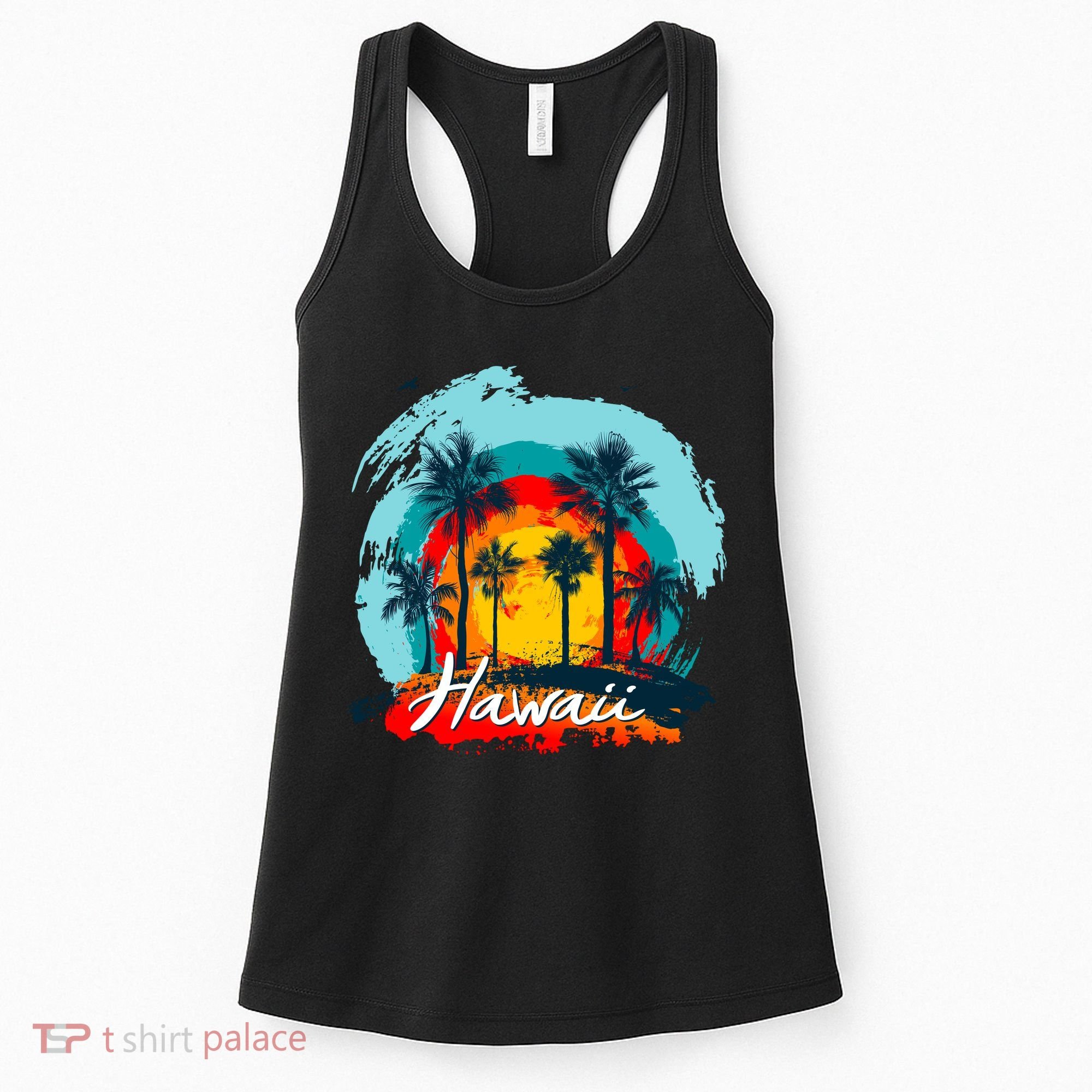 Hawaii Tropical Sunset Women's Tank Top