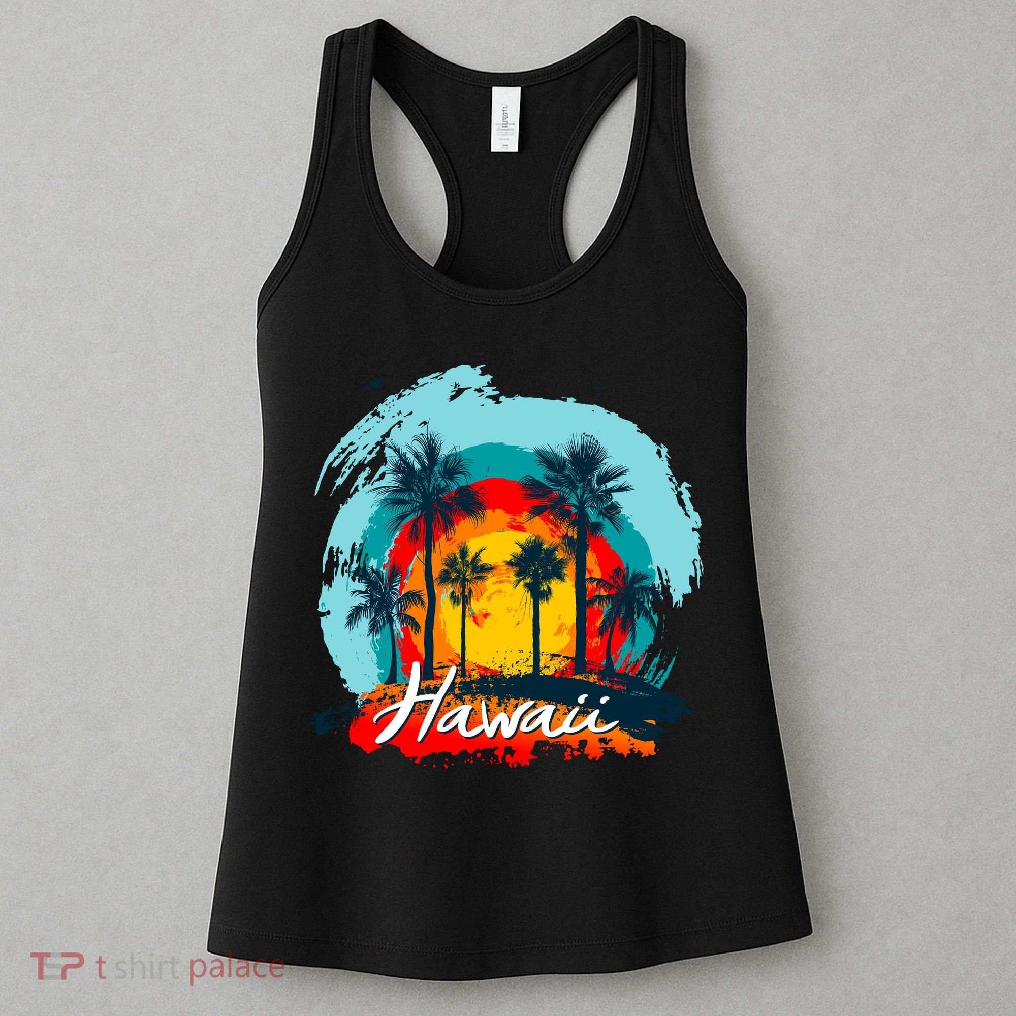 Hawaii Tropical Sunset Women's Tank Top