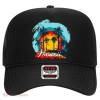 Hawaii Tropical Sunset Hat thumb 0