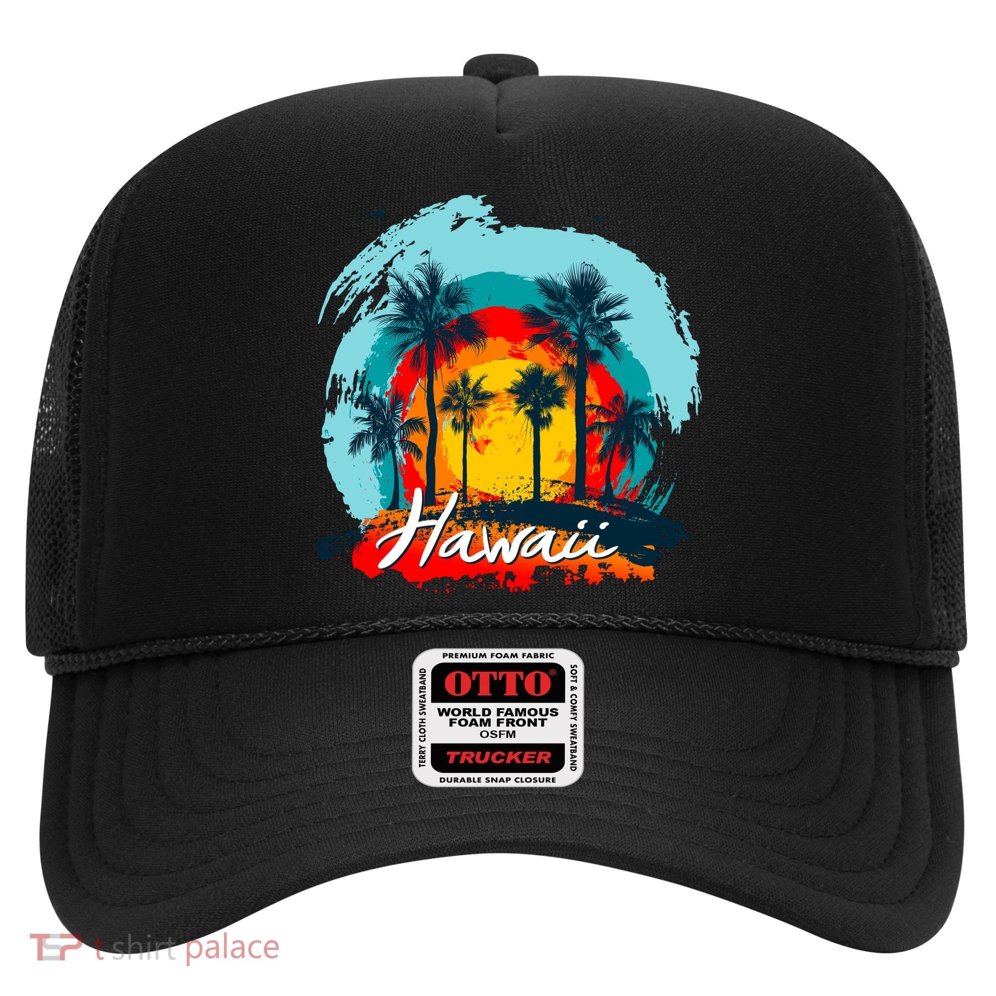 Hawaii Tropical Sunset Hat