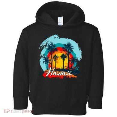 Hawaii Tropical Sunset Toddler Hoodie