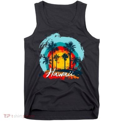 Hawaii Tropical Sunset Tank Top