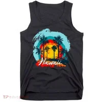 Hawaii Tropical Sunset Tank Top thumb 0