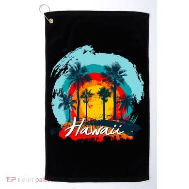 Hawaii Tropical Sunset Golf Towel