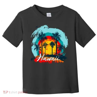 Hawaii Tropical Sunset Toddler T-Shirt