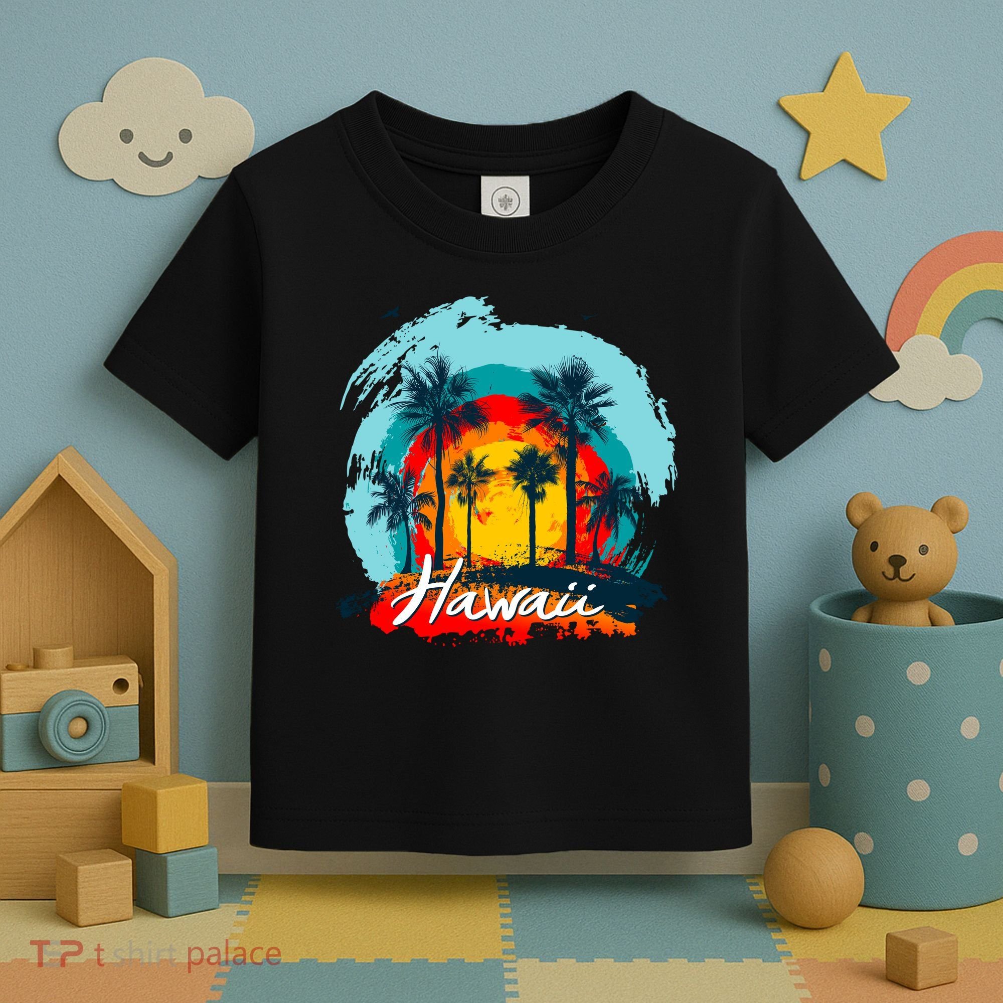 Hawaii Tropical Sunset Toddler T-Shirt