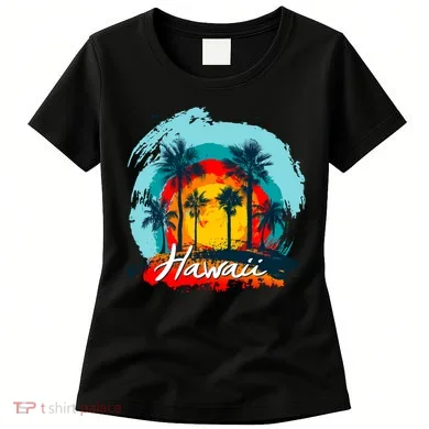 Hawaii Tropical Sunset Women's T-Shirt