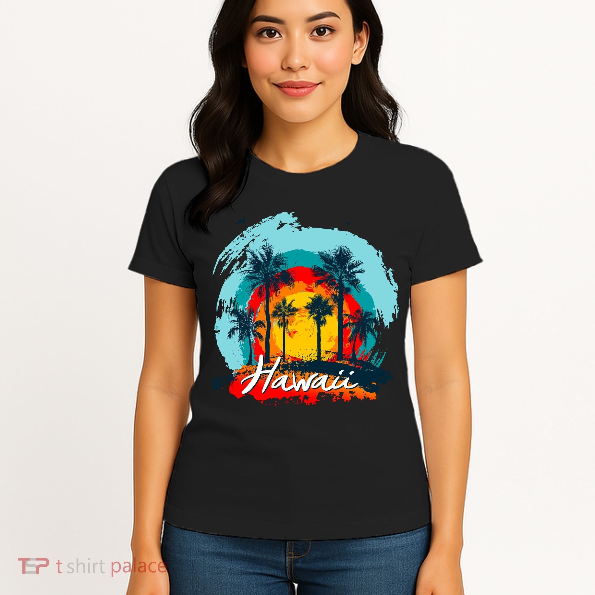 Hawaii Tropical Sunset Women's T-Shirt