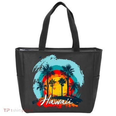 Hawaii Tropical Sunset Tote Bag