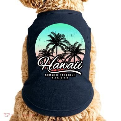 Hawaii Vintage Logo Doggie Tank