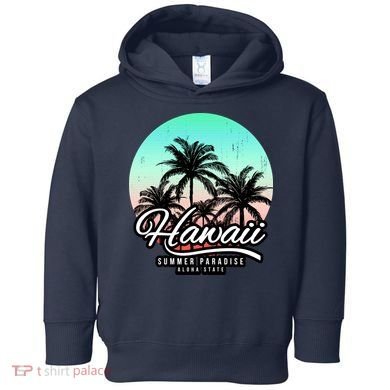 Hawaii Vintage Logo Toddler Hoodie