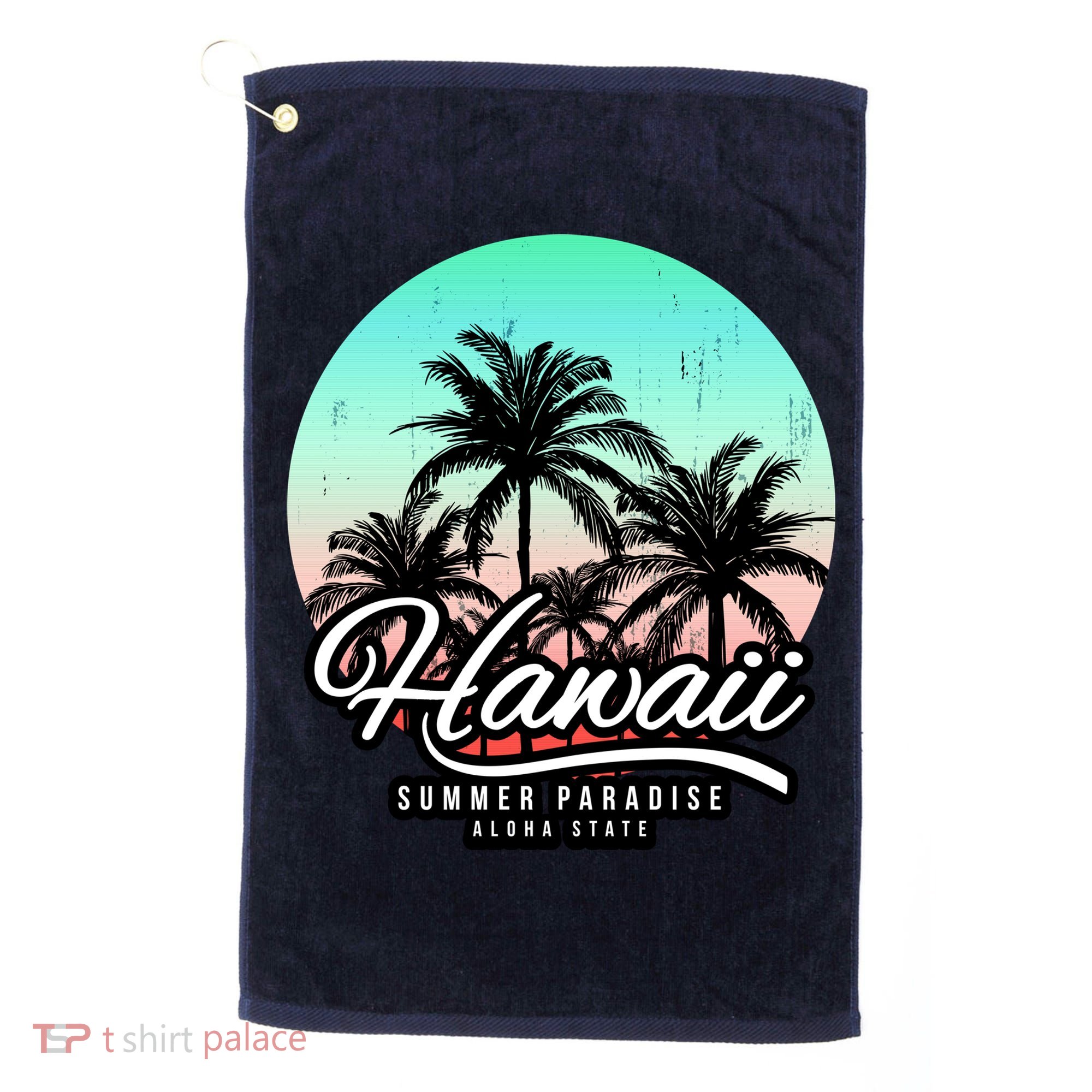 Hawaii Vintage Logo Golf Towel