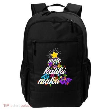 Hawaiian Mele Kaliki Maka Christmas Tree Backpack