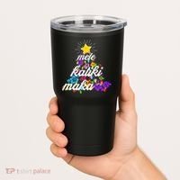 Hawaiian Mele Kaliki Maka Christmas Tree Tumbler thumb 2