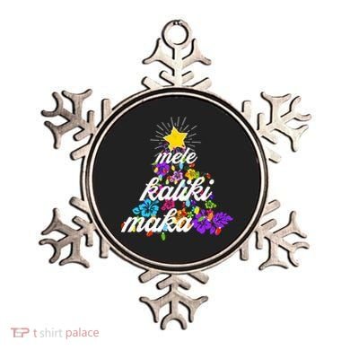 Hawaiian Mele Kaliki Maka Christmas Tree Ornament