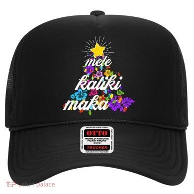 Hawaiian Mele Kaliki Maka Christmas Tree Hat