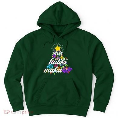 Hawaiian Mele Kaliki Maka Christmas Tree Hoodie