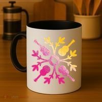 Hawaiian Mele Music Quilt Tribal Tattoo Ukulele Coffee Mug thumb 4