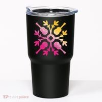 Hawaiian Mele Music Quilt Tribal Tattoo Ukulele Tumbler thumb 0