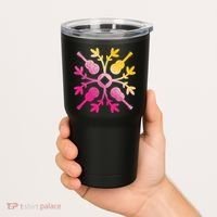 Hawaiian Mele Music Quilt Tribal Tattoo Ukulele Tumbler thumb 2