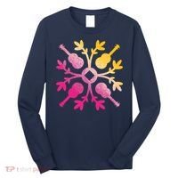 Hawaiian Mele Music Quilt Tribal Tattoo Ukulele Long Sleeve Shirt thumb 0
