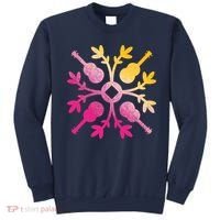 Hawaiian Mele Music Quilt Tribal Tattoo Ukulele Sweatshirt thumb 0