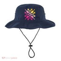 Hawaiian Mele Music Quilt Tribal Tattoo Ukulele Bucket Hat thumb 0