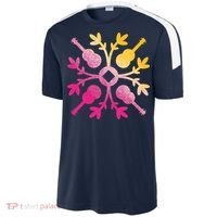 Hawaiian Mele Music Quilt Tribal Tattoo Ukulele Sport-Tek Competitor United Soccer Jersey thumb 2